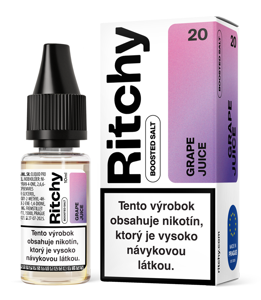 Ritchy - Liqua Ritchy Salt - Grape Juice 10ml Nikotin: 10 mg