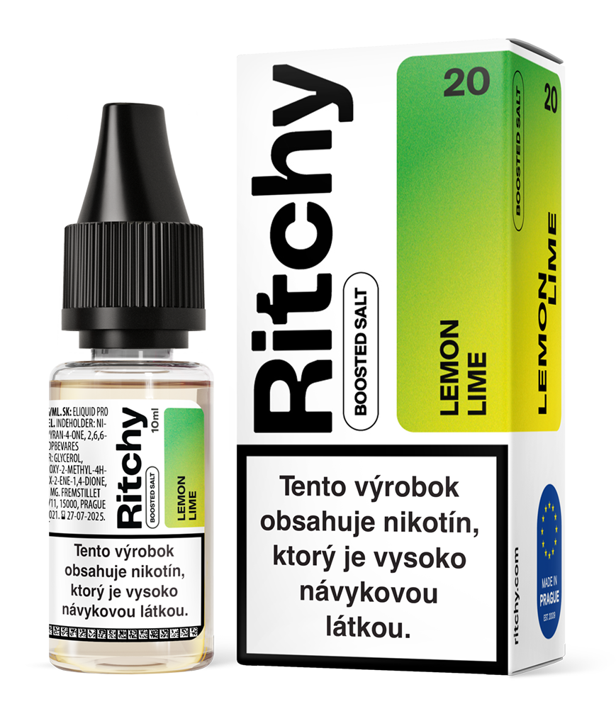 Ritchy - Liqua Ritchy Salt - Lemon Lime 10ml Nikotin: 10 mg
