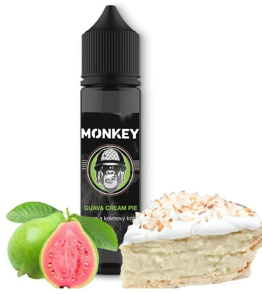 Monkey liquid CZ Příchuť Monkey Liquid - Guava Cream Pie 10ml SnV