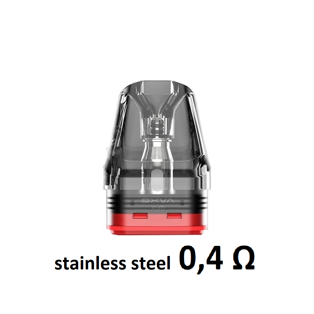 Oxva Xlim Stainless Steel Top Refill cartridge - 0,4 Ω