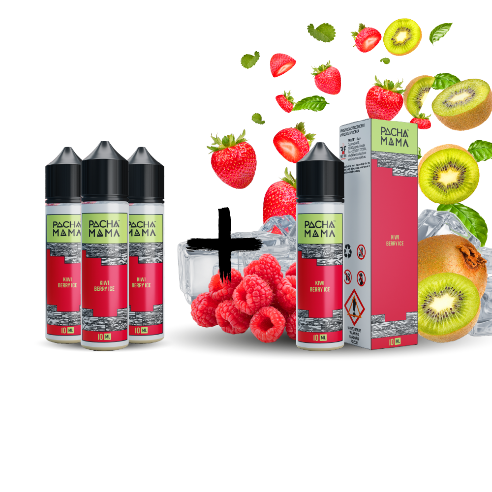 Charlie´s Chalk Dust Příchuť SNV Pacha Mama Kiwi, Berry Ice 10ml - Akce 3+1 zdarma