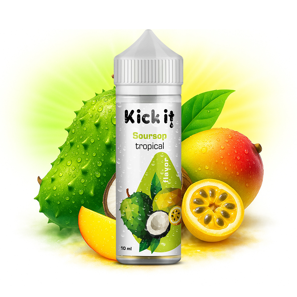 Kick IT Příchuť KickIt - Tropické ovoce / Soursop Tropical 10ml SnV
