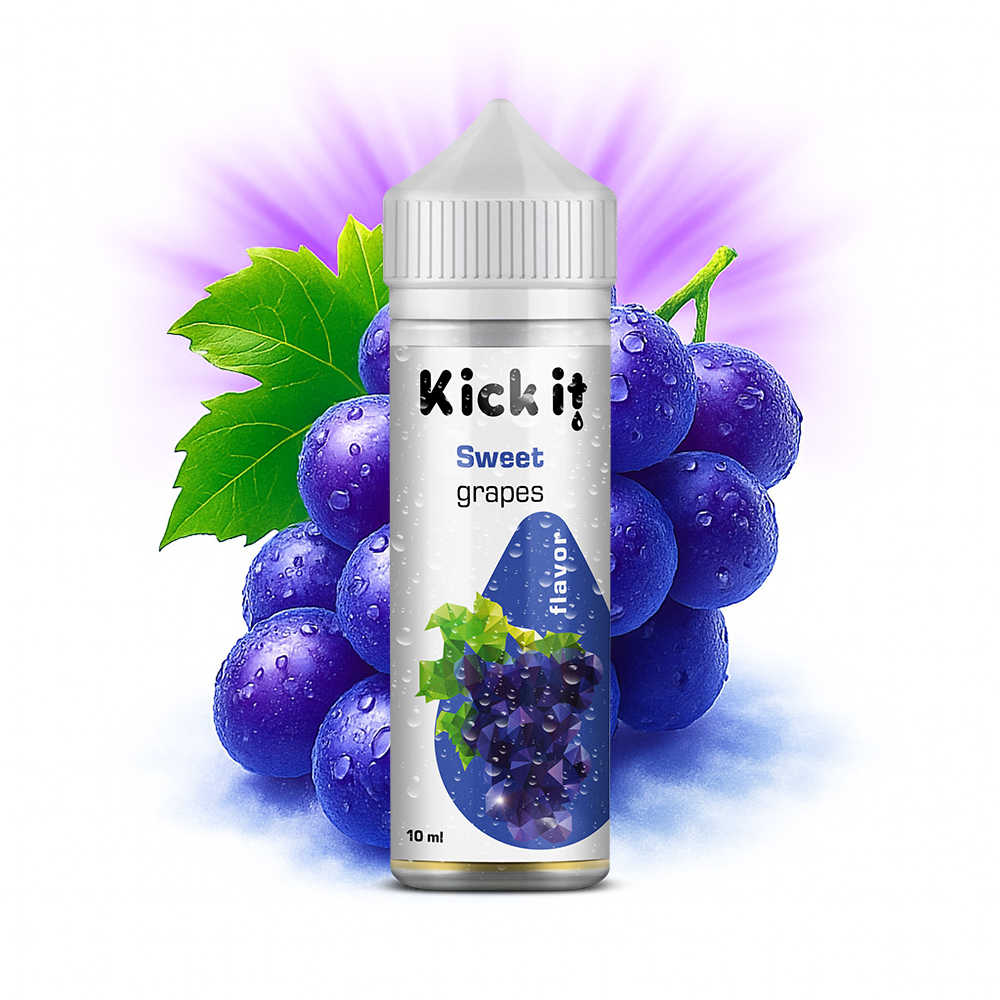 Kick IT Příchuť KickIt - Hroznové víno / Sweet Grapes 10ml SnV