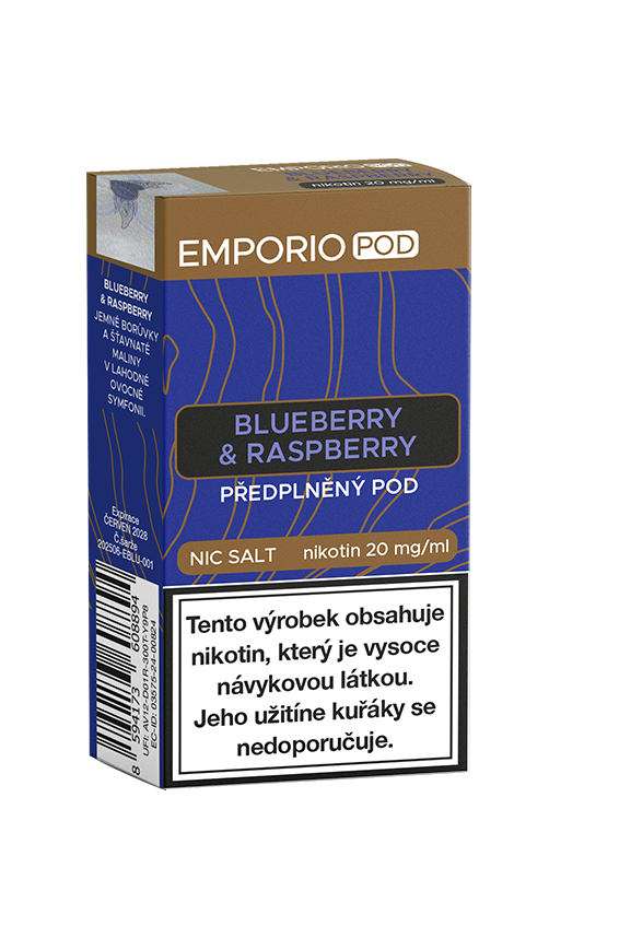 Imperia Emporio POD náplň - Blueberry and Raspberry 20 mg