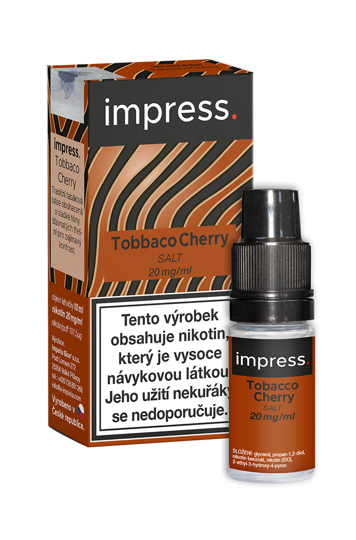 Imperia Nikotinová sůl Emporio Impress - Tobacco Cherry 10ml Nikotin: 20 mg