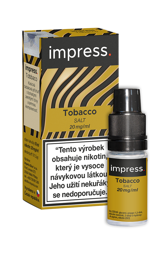 Imperia Nikotinová sůl Emporio Impress - Tobacco 10ml Nikotin: 20 mg