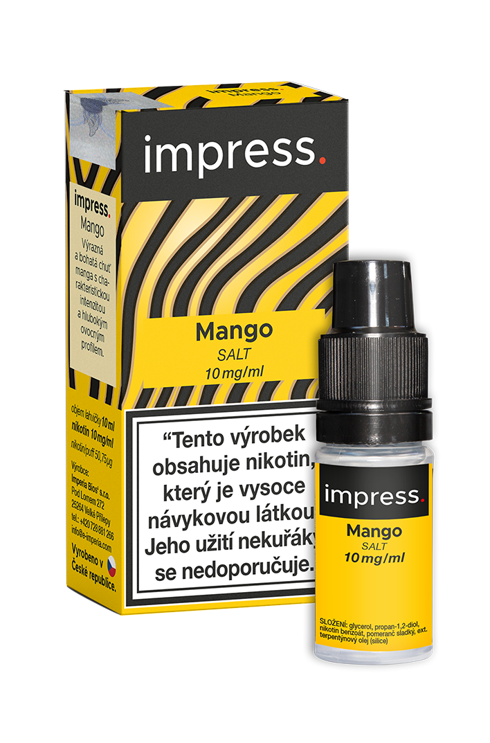 Imperia Nikotinová sůl Emporio Impress - Mango 10ml Nikotin: 10 mg