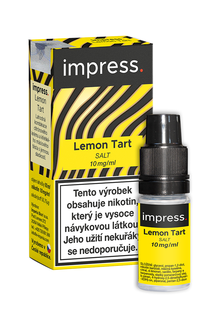 Imperia Nikotinová sůl Emporio Impress - Lemon Tart 10ml Nikotin: 10 mg