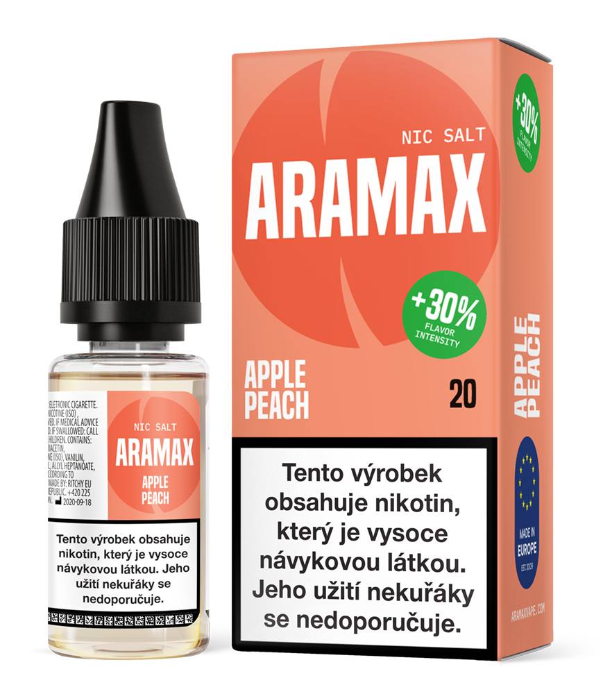 Aramax Salt - Apple Peach 10ml Nikotin: 20 mg