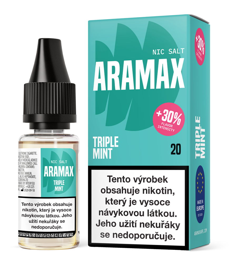 Aramax Salt - Triple Mint 10ml Nikotin: 20 mg