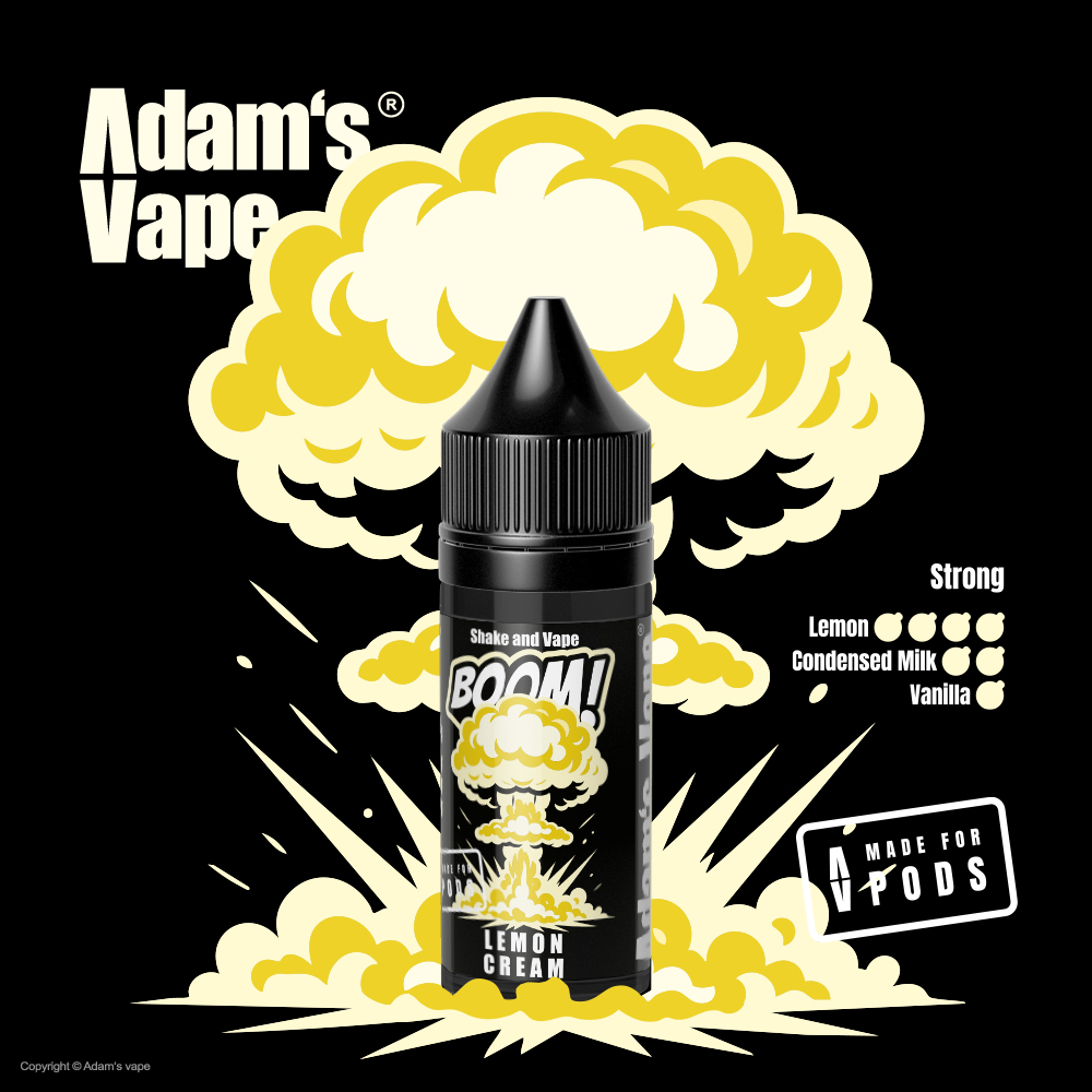 Adams Vape Příchuť Adam´s Vape BOOM! SnV - Lemon Cream 5ml