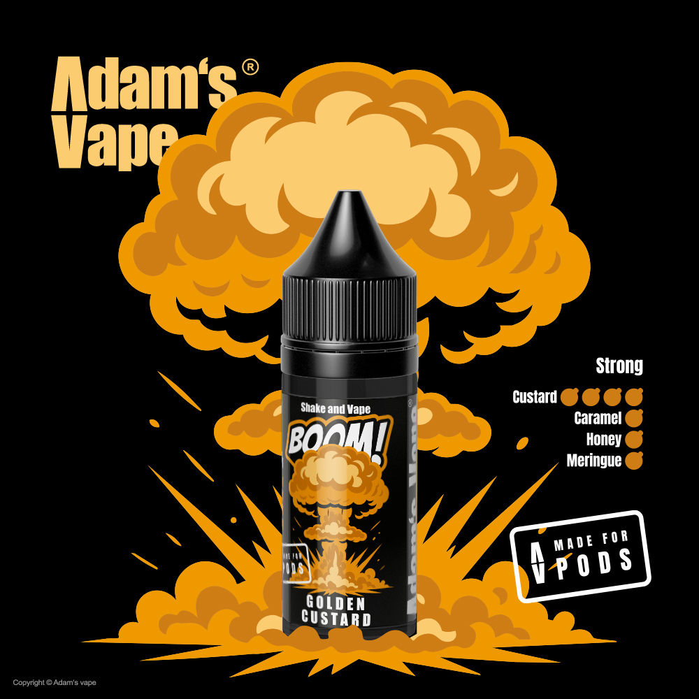 Adams Vape Příchuť Adam´s Vape BOOM! SnV - Golden Custard 5ml