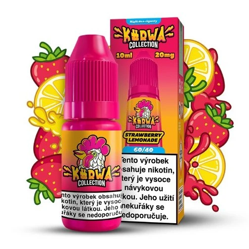 KURWA Collection Nikotinová Sůl KURWA Strawberry Lemonade 10ml - 20 mg