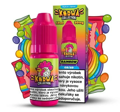 KURWA Collection Nikotinová Sůl KURWA Rainbow 10ml - 20 mg