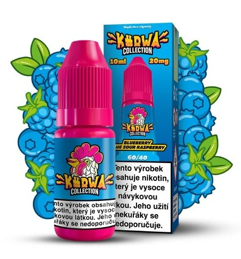 KURWA Collection Nikotinová Sůl KURWA Blueberry Blue Sour Raspberry 10ml - 20 mg