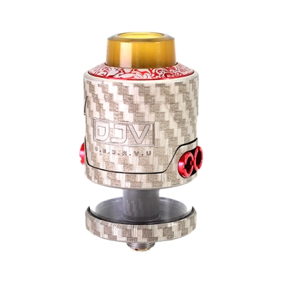 DJV RDTA V2 Fiber Engrave 26mm Barva: Red