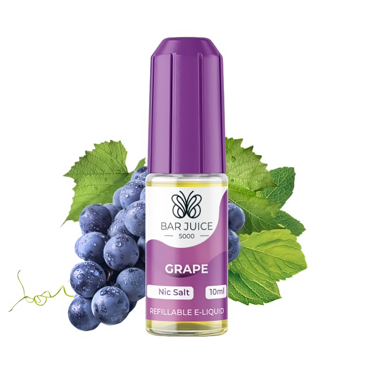 Bar Juice 5000 Salt - Grape 10ml Nikotin: 10 mg