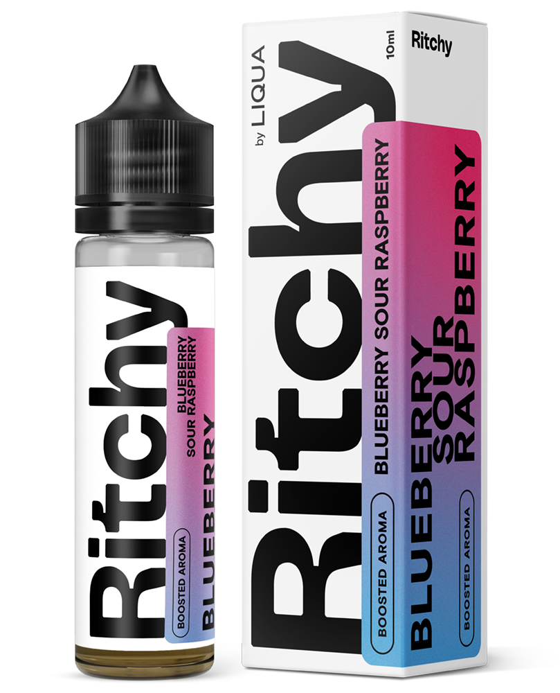 Ritchy - Liqua Příchuť LIQUA RITCHY - Blueberry Sour Raspberry 10ml SnV