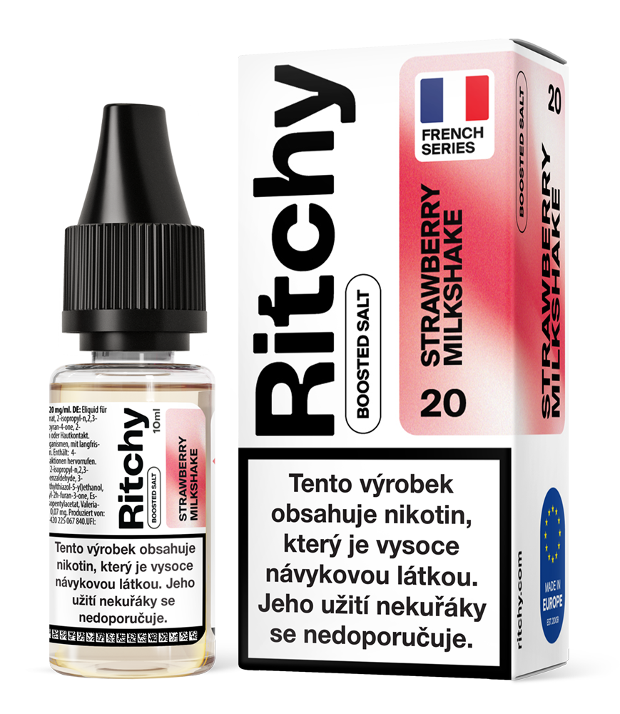 Ritchy - Liqua Ritchy Salt - Strawberry Milkshake 10ml Nikotin: 20 mg