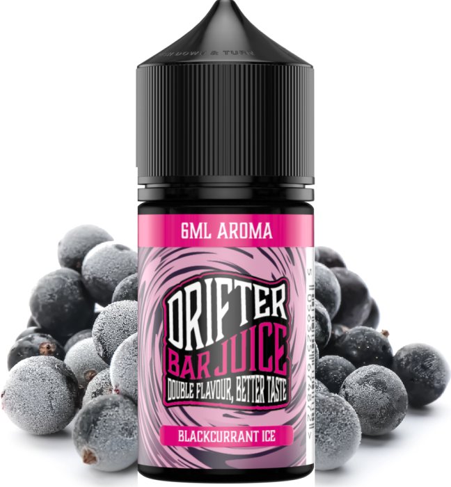 Juice Sauz Příchuť Drifter Bar Juice - Blackcurrant Ice SnV 6/30ml