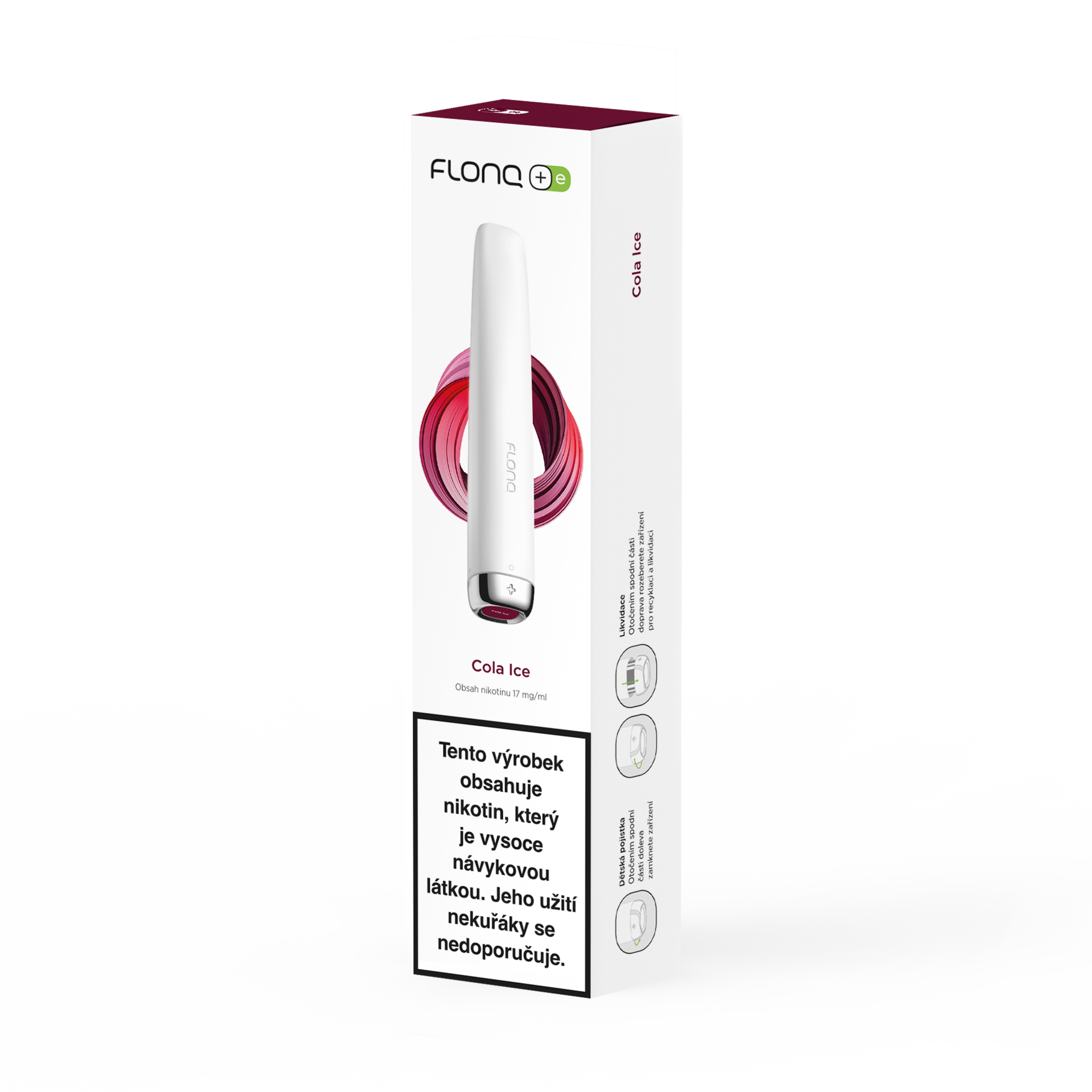 Flonq jednorázová e-cigareta Cola Ice