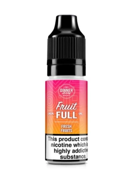 Nikotinová Sůl Dinner Lady Bar Salts Fruit Full Fresh Fruits 10ml - 20mg