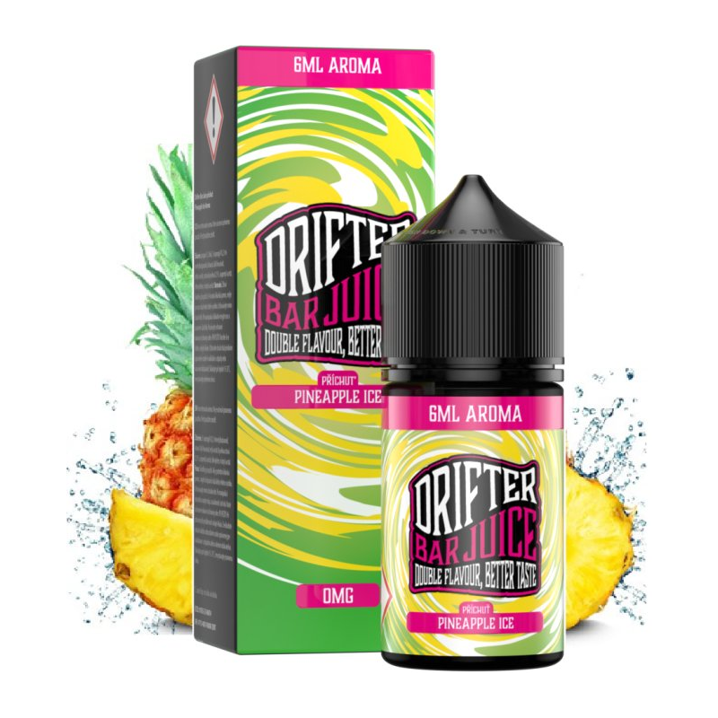 Juice Sauz Příchuť Drifter Bar Juice - Pineapple Ice SnV 6/30ml