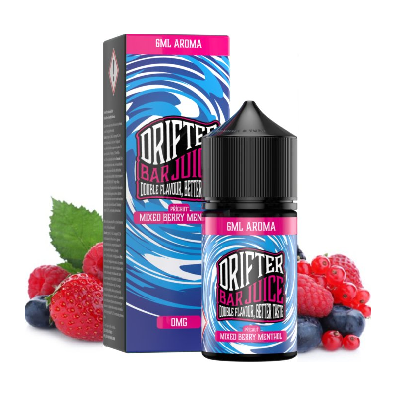 Juice Sauz Příchuť Drifter Bar Juice - Mixed Berry Menthol SnV 6/30ml