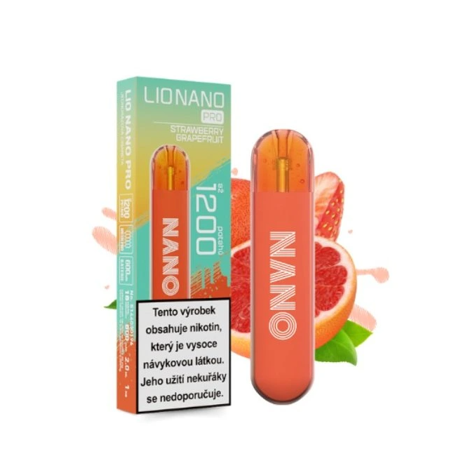 iJoy Lio Nano PRO jednorázová e-cigareta Strawberry Grapefruit