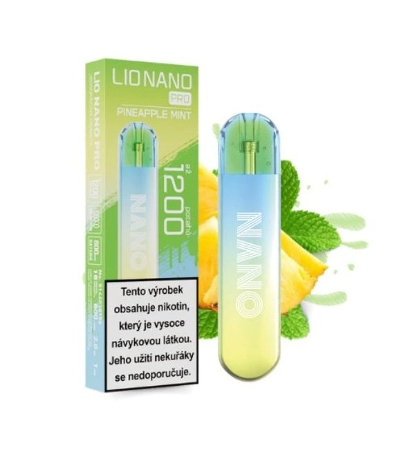 iJoy Lio Nano PRO jednorázová e-cigareta Pineapple Mint