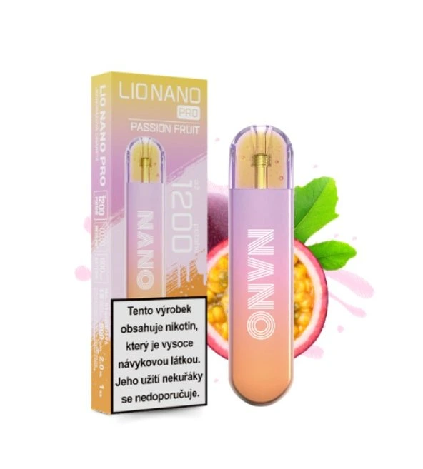 iJoy Lio Nano PRO jednorázová e-cigareta Passion Fruit