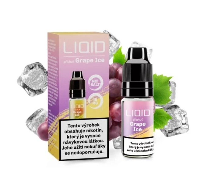 iJoy Nikotinová sůl LIO Liqid Salt Grape Ice 10ml - 16mg