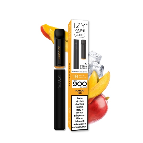 IZYVAPE IZY CLICK Starter Kit Mango Ice / Chladivé mango 18mg