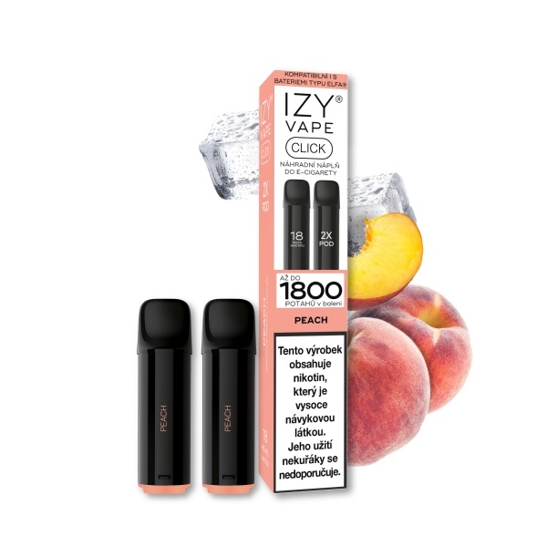 IZYVAPE IZY CLICK náplň Peach / Broskev 18mg