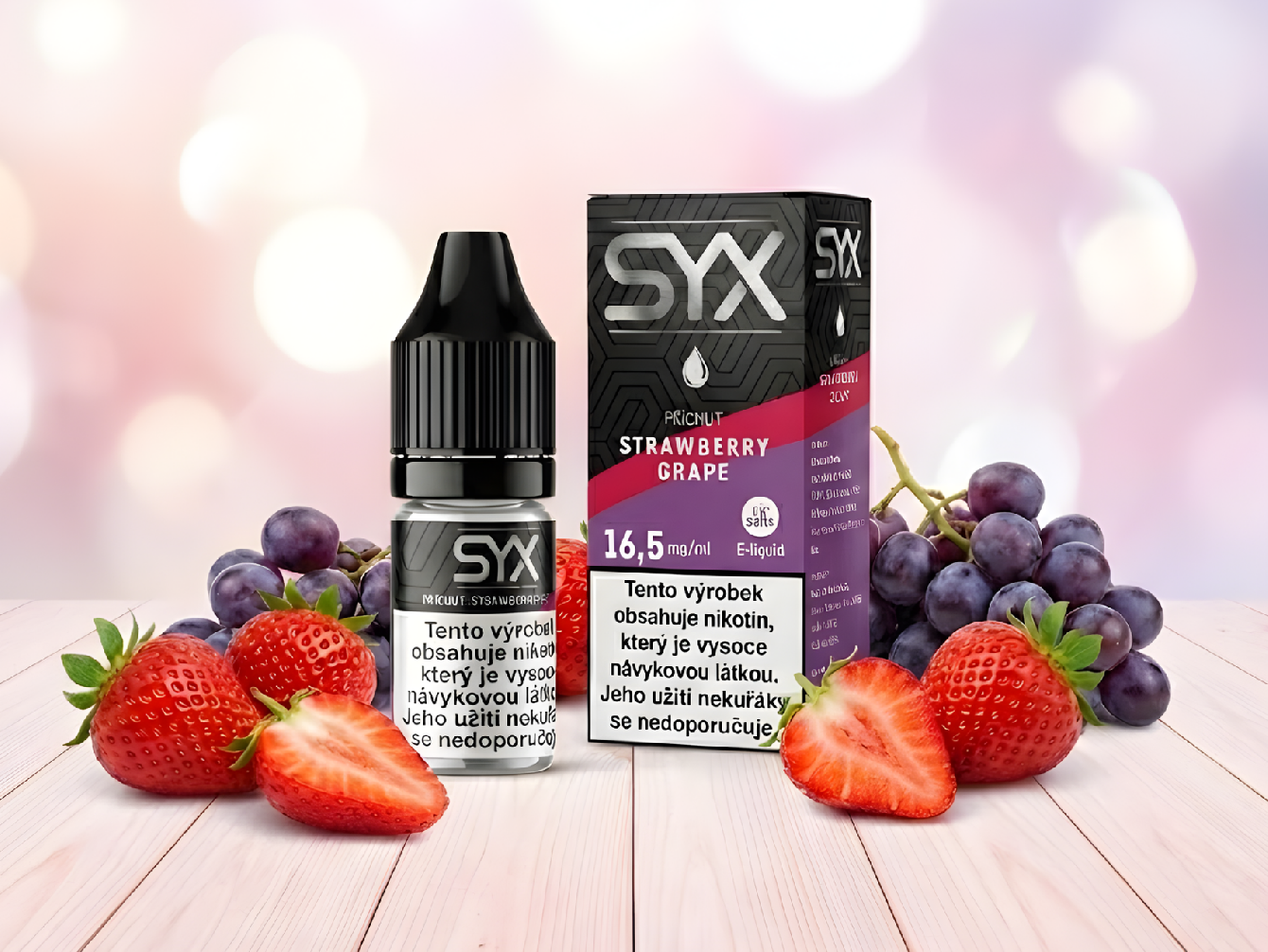 SYX Nicsalt Strawberry Grape 10ml - 16,5mg