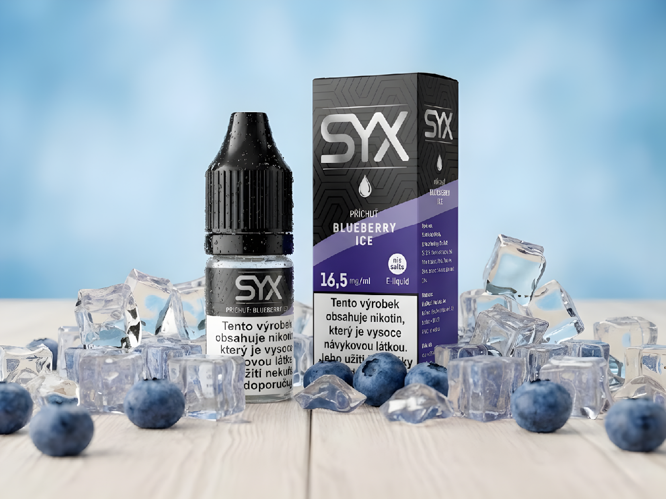 SYX Nicsalt Blueberry Ice 10ml - 16,5mg