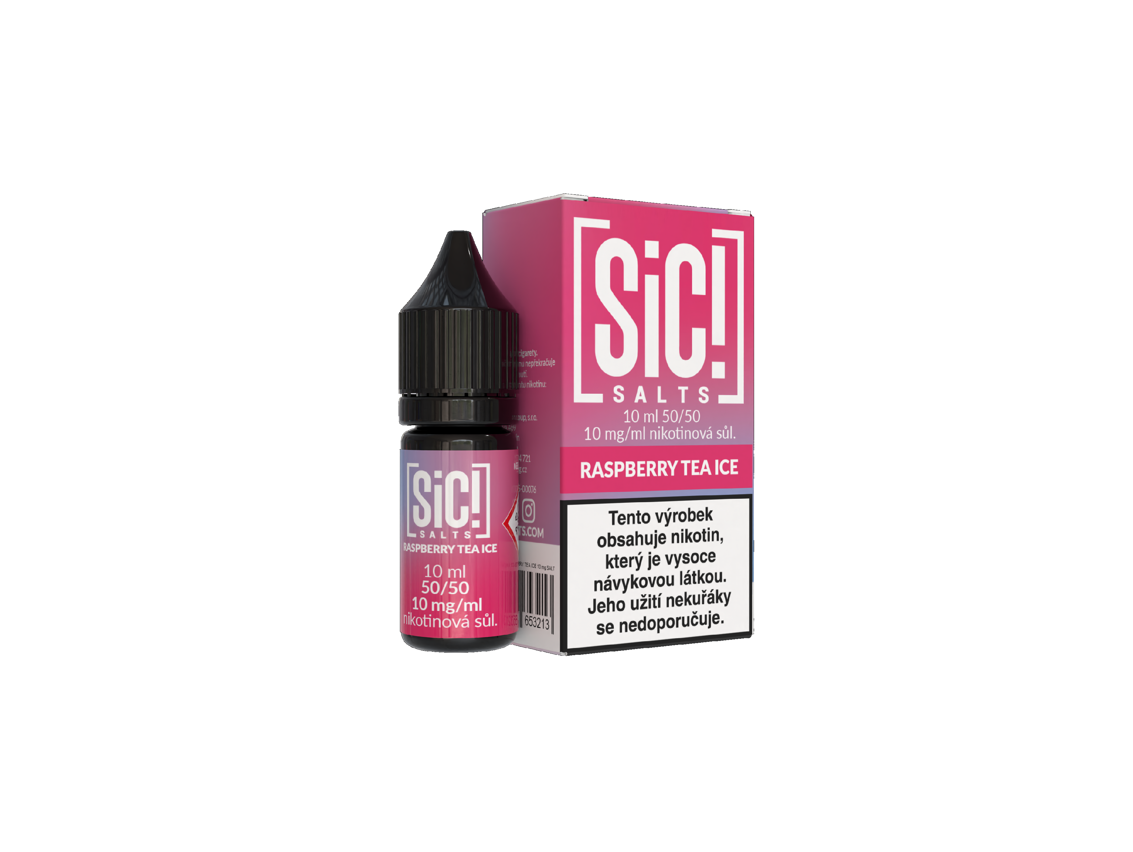 Nikotinová Sůl Sic! Salts - Raspberry Tea Ice 10ml - 10mg