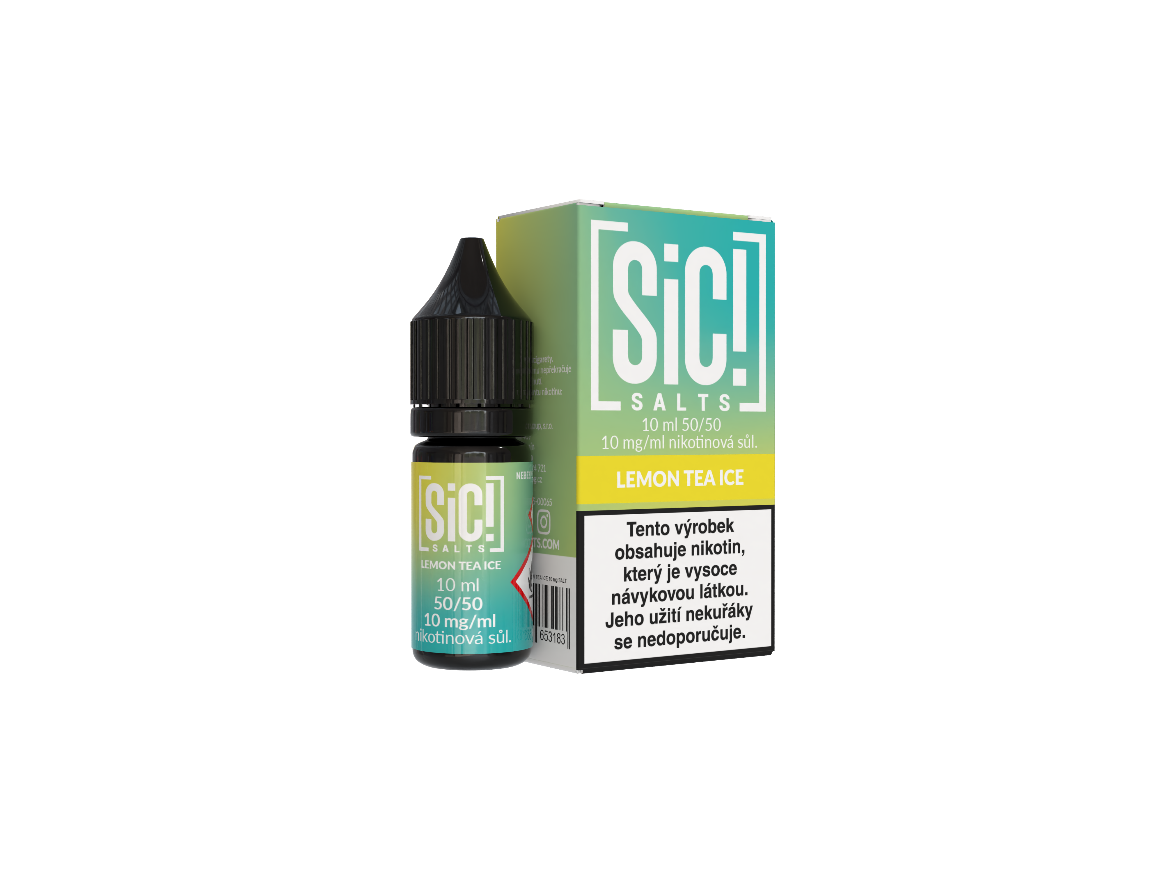 Nikotinová Sůl Sic! Salts - Lemon Tea Ice 10ml - 10mg