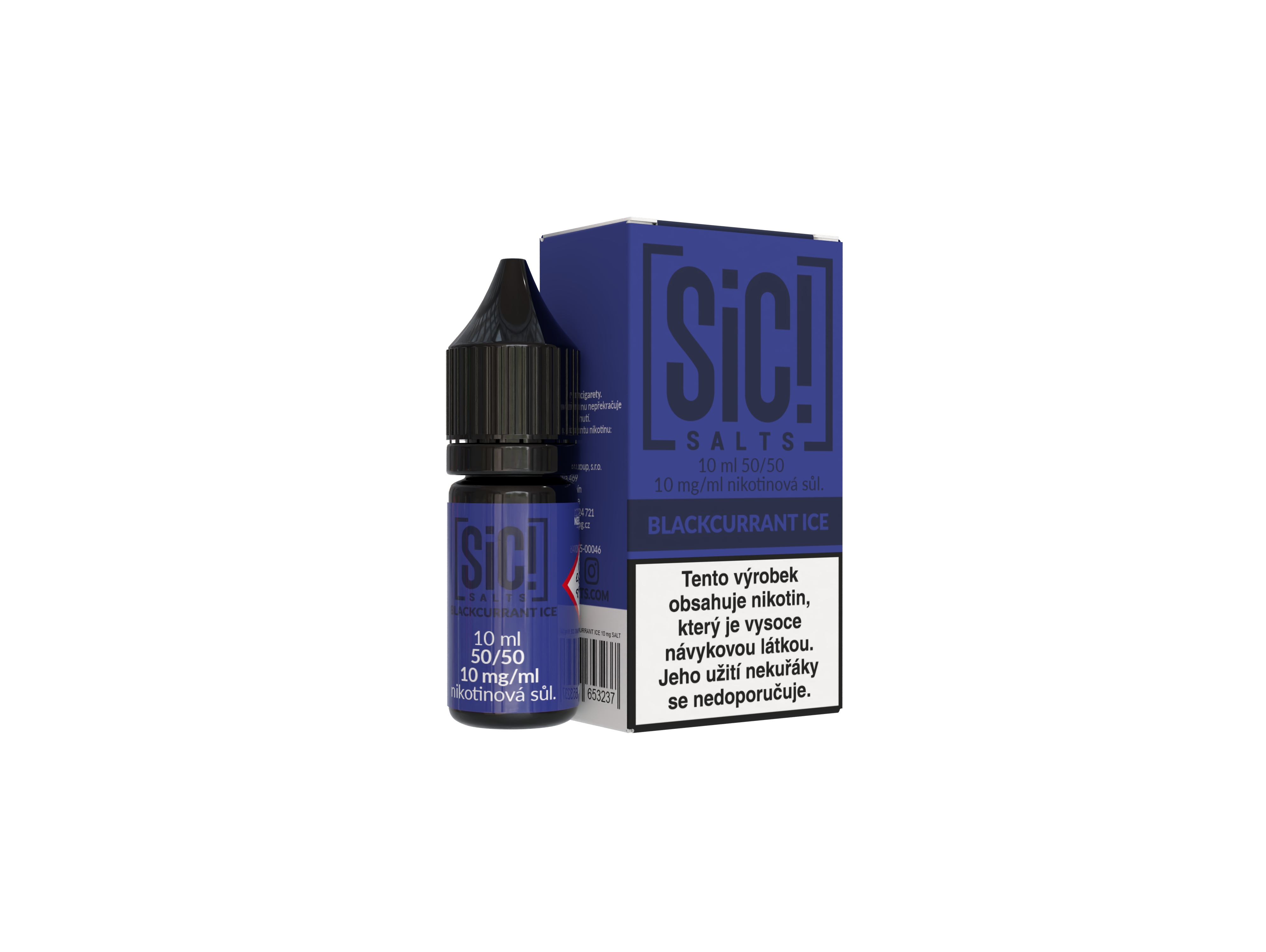 Nikotinová Sůl Sic! Salts - Blackcurrant Ice 10ml - 10mg