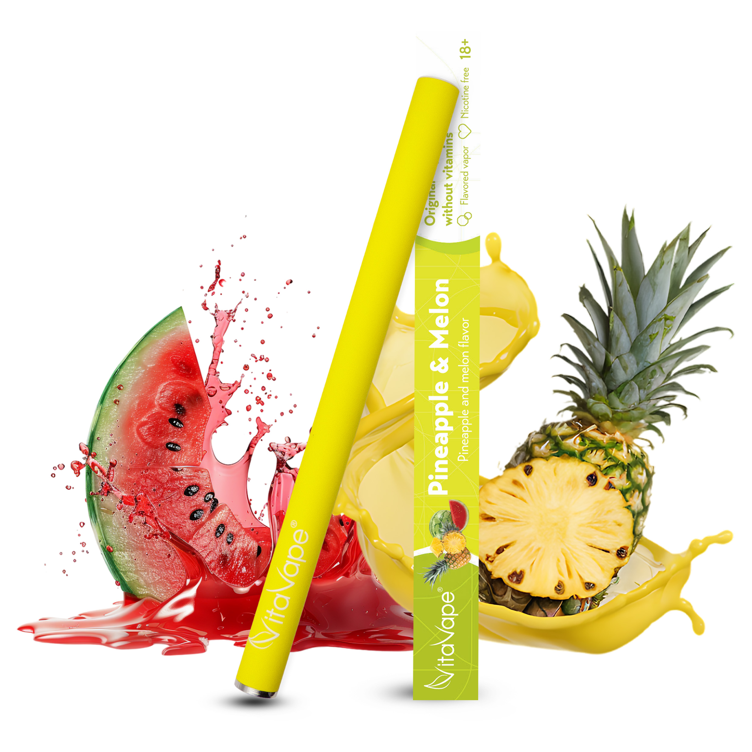 VitaVape jednorázová e-cigareta Pineapple Melon - 0mg