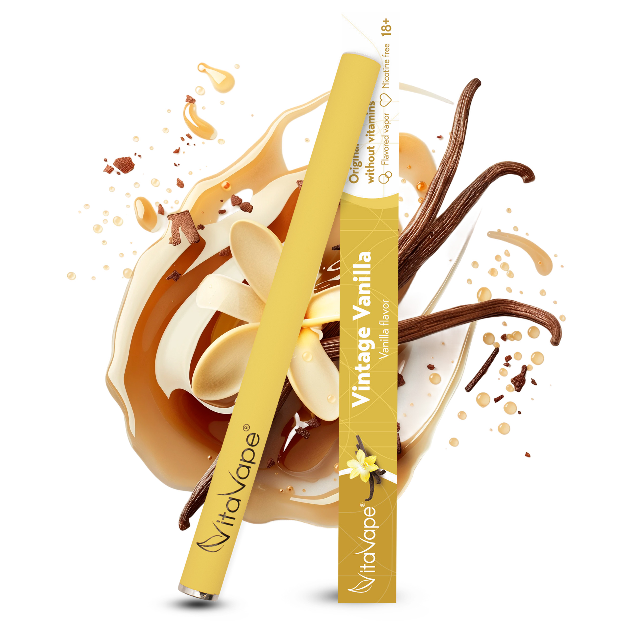 VitaVape jednorázová e-cigareta Vintage Vanilla - 0mg