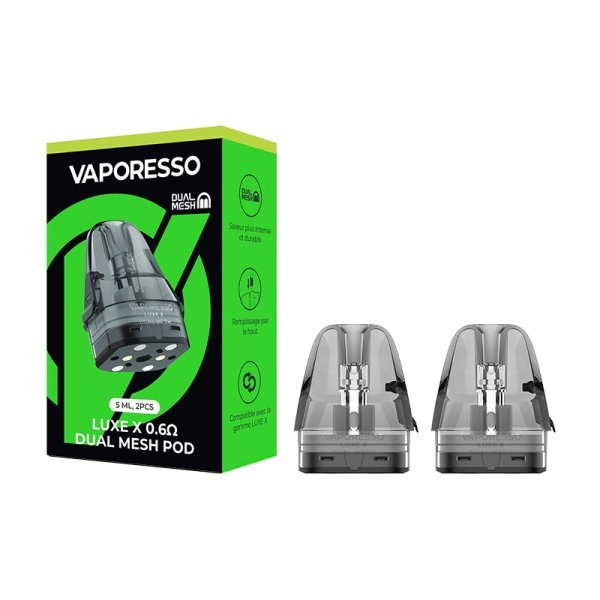 Vaporesso Luxe X3 dual mesh 5ml cartridge - 0,6 Ω