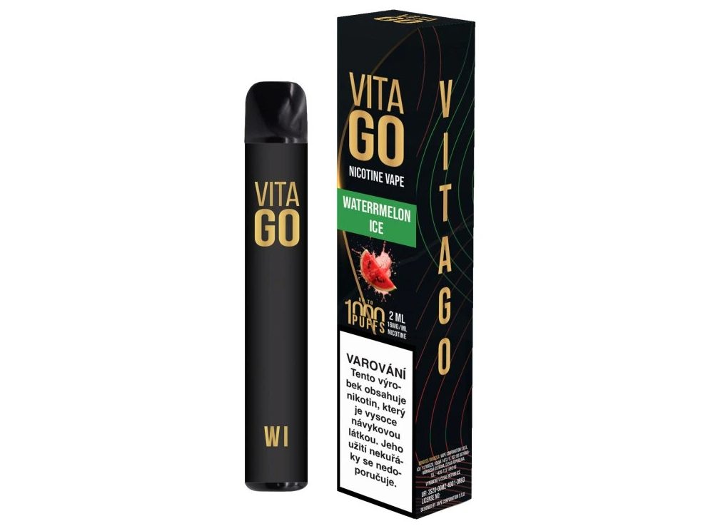 VitaVape Vita GO jednorázová e-cigareta Watermelon Ice - 16mg