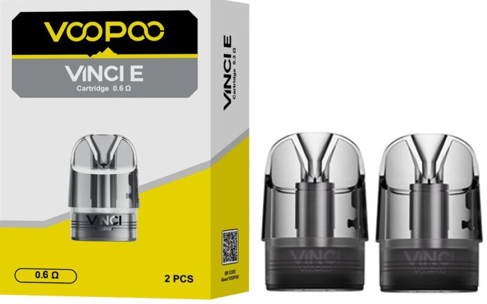 VooPoo Vinci E 5ml cartridge - 0,6 Ω (celé balení, 2ks)