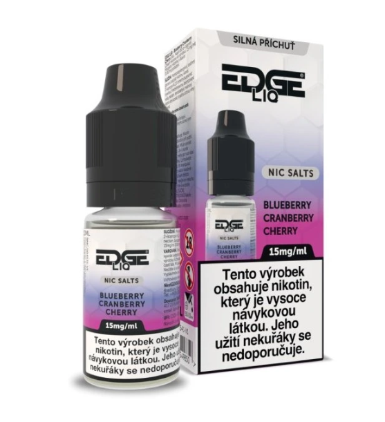 Nikotinová sůl EDGE LIQ Blueberry Cranberry Cherry 10ml - 15mg