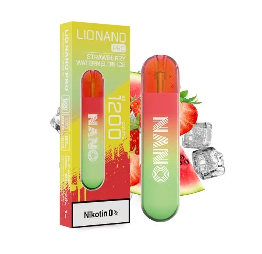 Lio Nano PRO jednorázová e-cigareta Strawberry Watermelon Ice - 0mg
