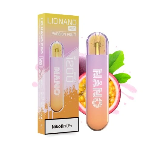 Lio Nano PRO jednorázová e-cigareta Passion Fruit - 0mg