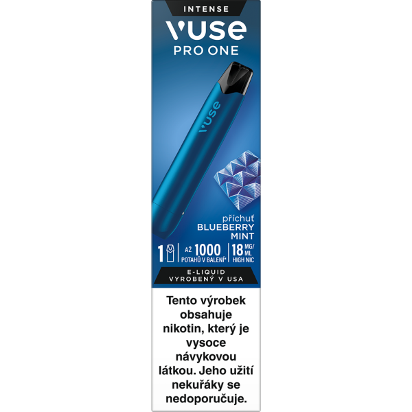 BAT (British American Tobacco) Vuse PRO One POD 1000 Blue Blueberry Mint 18mg