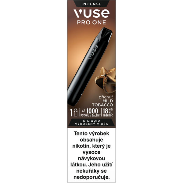 BAT (British American Tobacco) Vuse PRO One POD 1000 Black Mild Tobacco 18mg