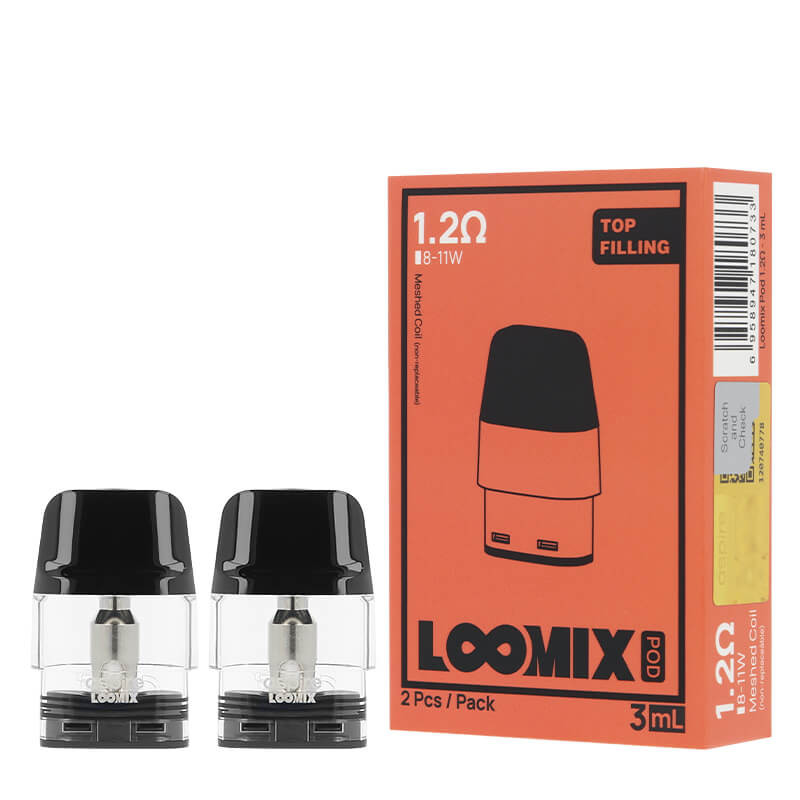 Aspire Loomix cartridge 2ml - 1,2 Ω (celé balení, 2ks)
